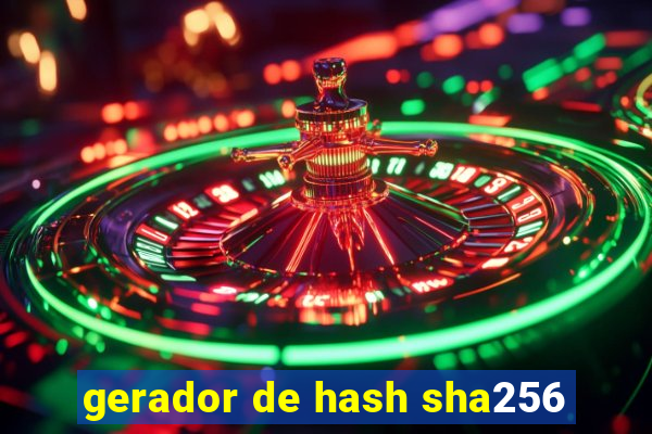 gerador de hash sha256